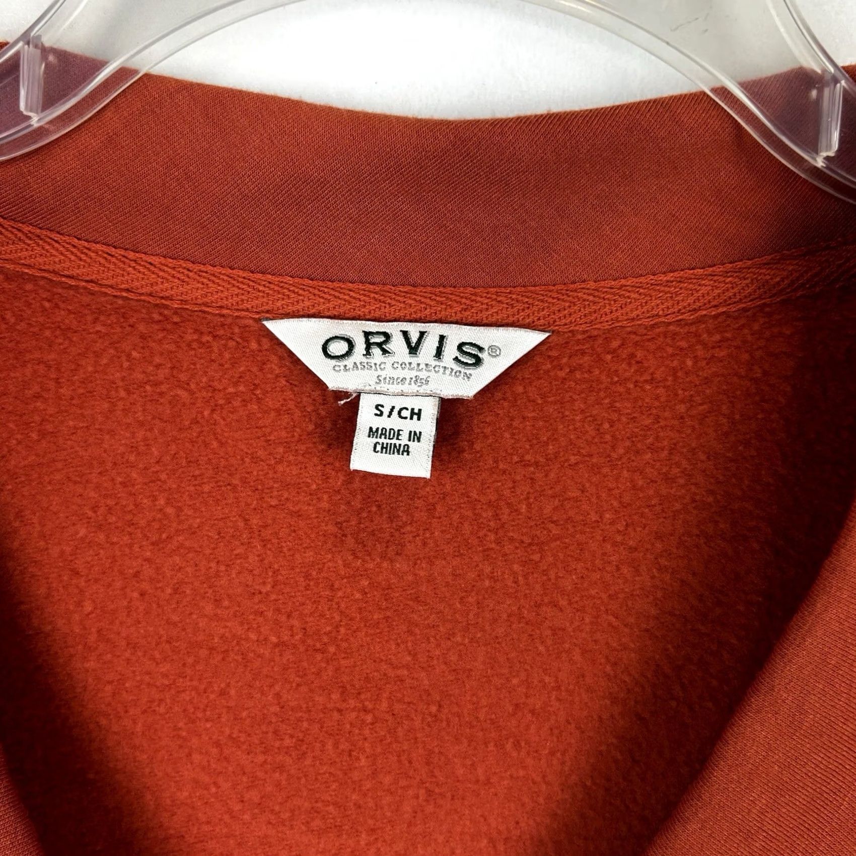 Orvis Orvis Sweatshirt Womens Small Tunic V-Neck Lightweight Collarless Knit Pullover Size S / US 4 / IT 40 - 3 Thumbnail