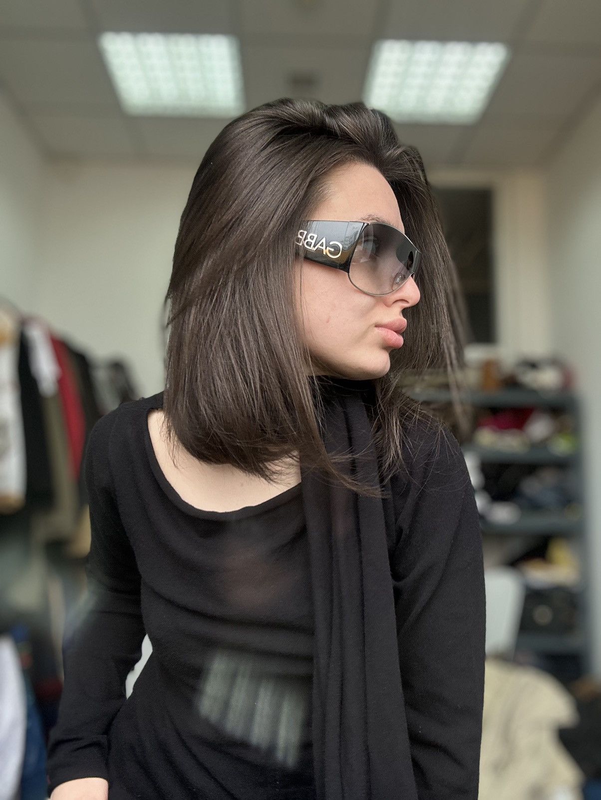 Vintage Dolce Gabbana Masked shield sunglasses