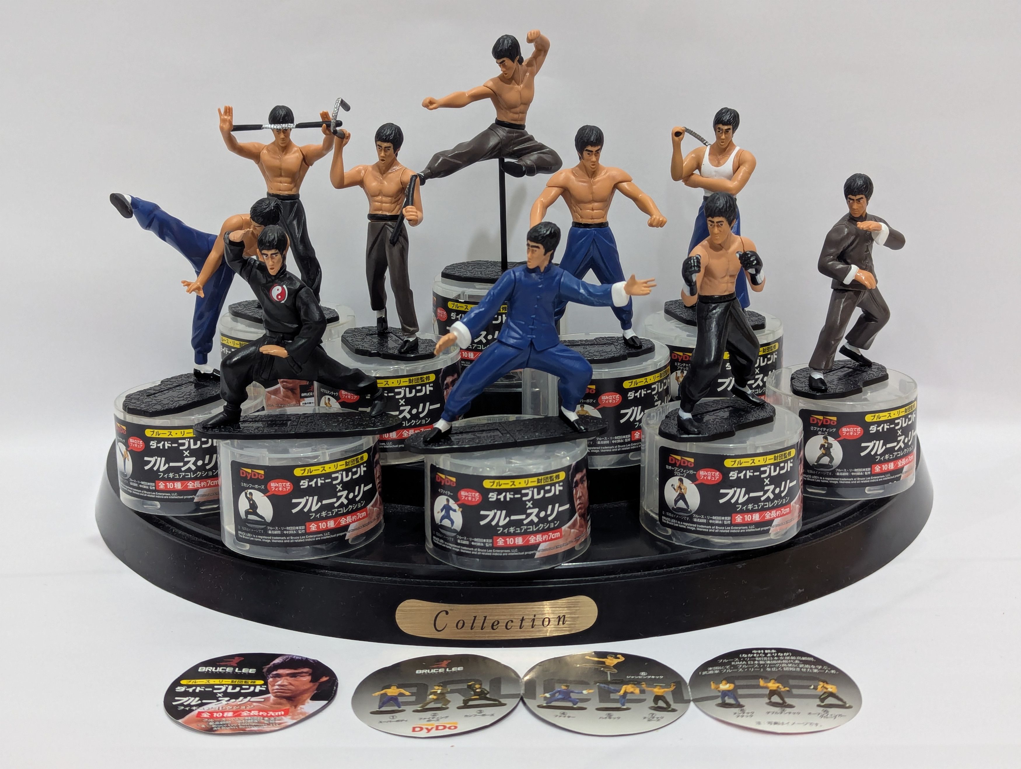 Japanese Brand RARE Bruce Lee Action Figure Dydo Collection Complete Set Size ONE SIZE - 1 Thumbnail