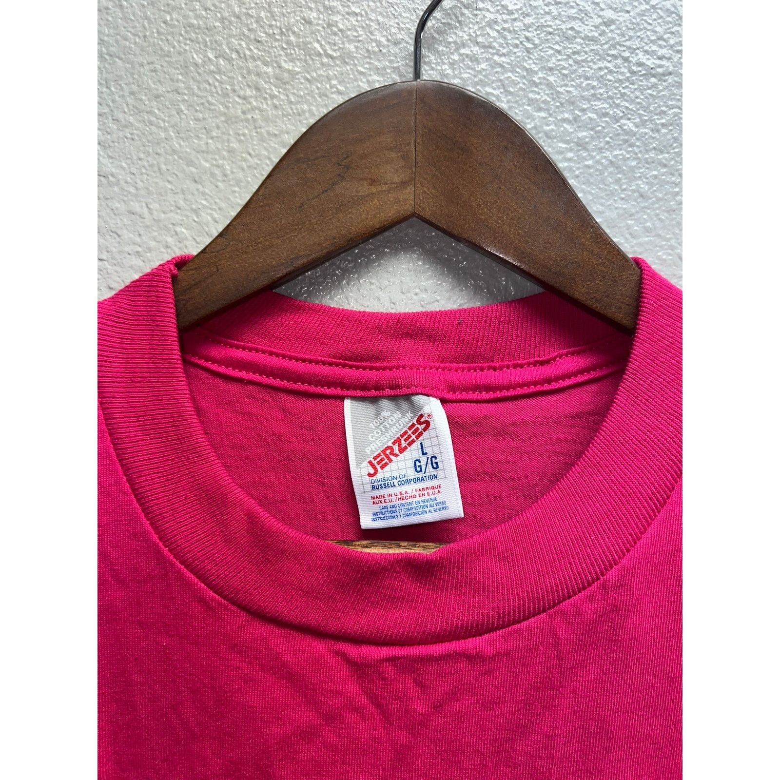 Jerzees Vintage South Dakota Shirt Pink Flower Pink Tee 90s Large L Size US L / EU 52-54 / 3 - 5 Thumbnail