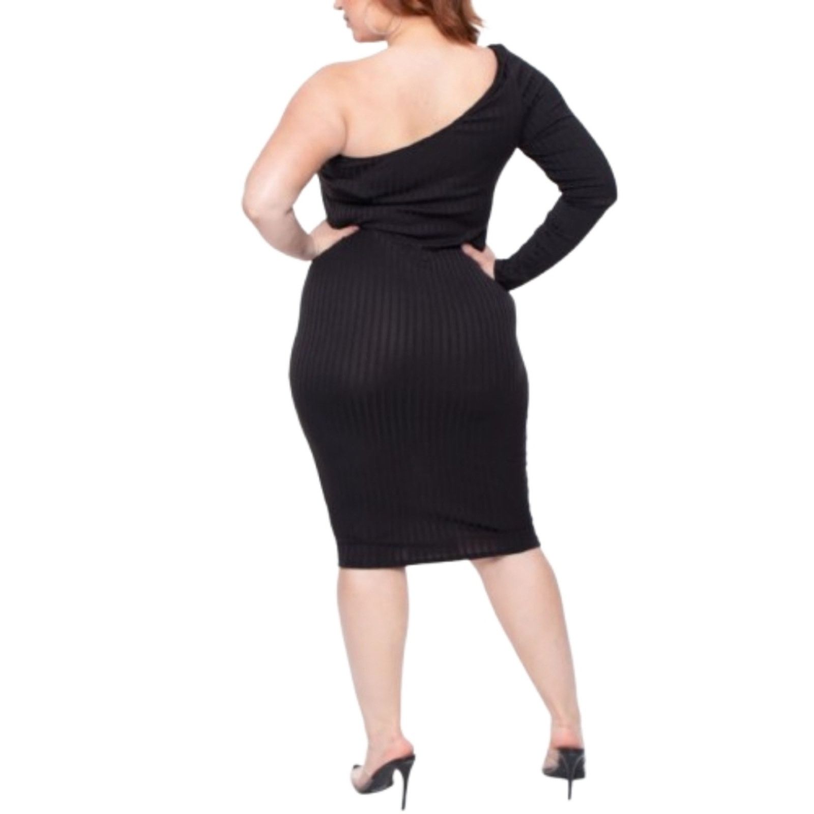 Other CURVYSENSE ☆ SEXY ☆ ONE SHOULDER LBD DRESS ☆ 3x ☆ NWT Size 3XL / US 20-22 - 6 Thumbnail