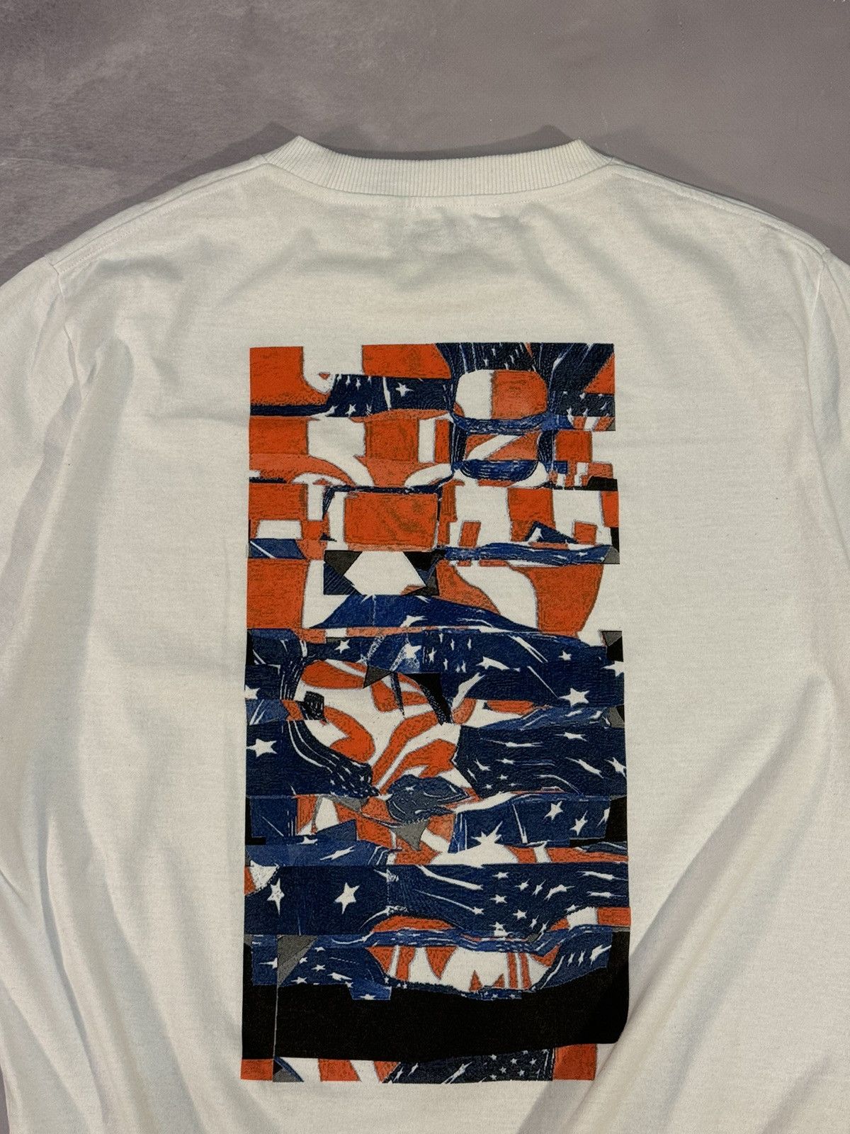 1017 ALYX 9SM 1017 Alyx 9sm Abstract Print Tee(White/L) Size US L / EU 52-54 / 3 - 4 Thumbnail
