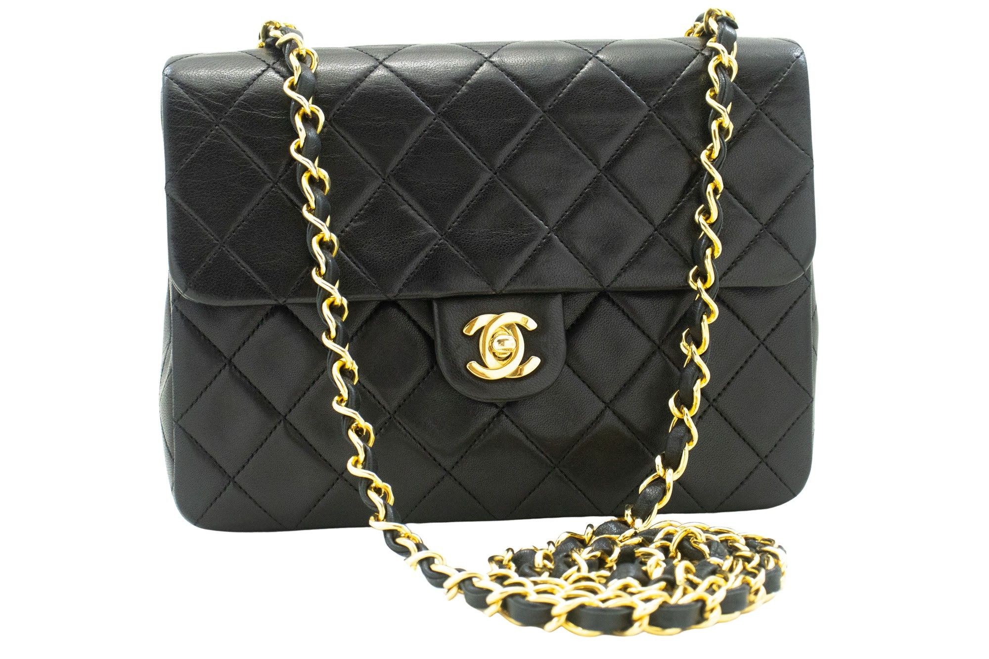 Chanel Black Leather Shoulder Bag (Pre-Owned) Size ONE SIZE - 1 Thumbnail