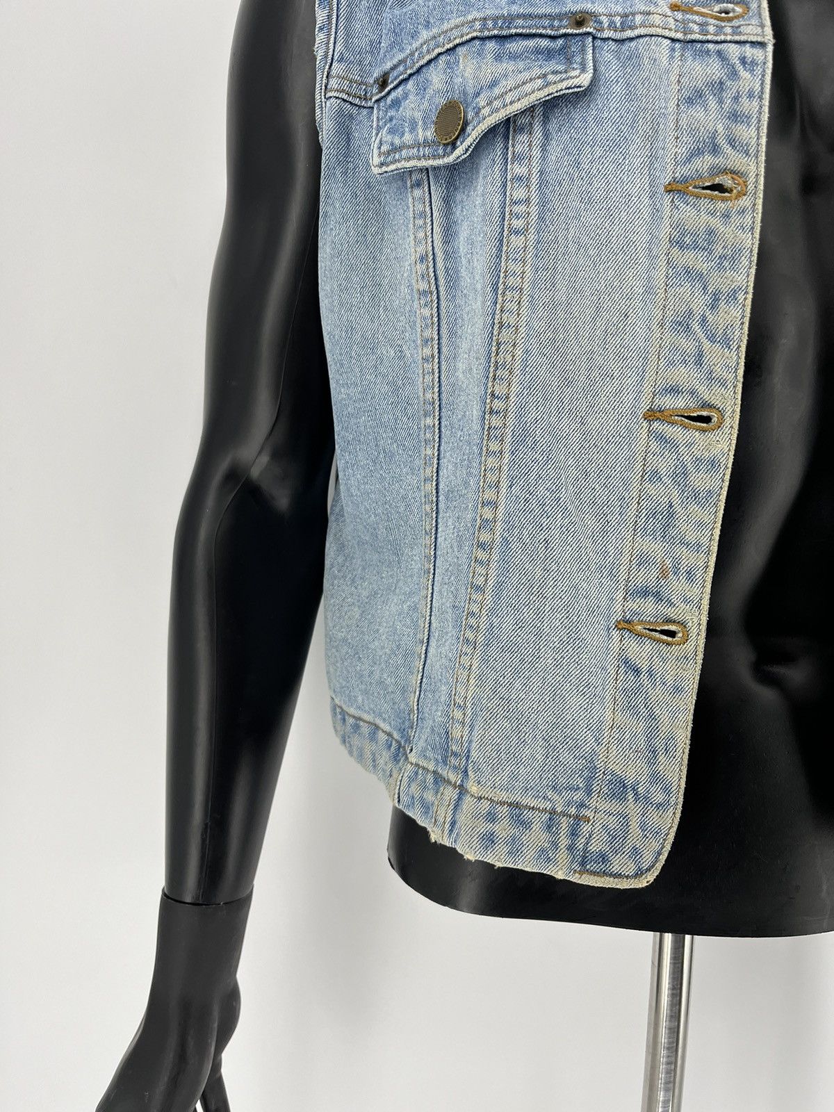 John Baner × Vintage John Baner Avant Garde Japanese Brand Denim Jacket Size US M / EU 48-50 / 2 - 9 Thumbnail
