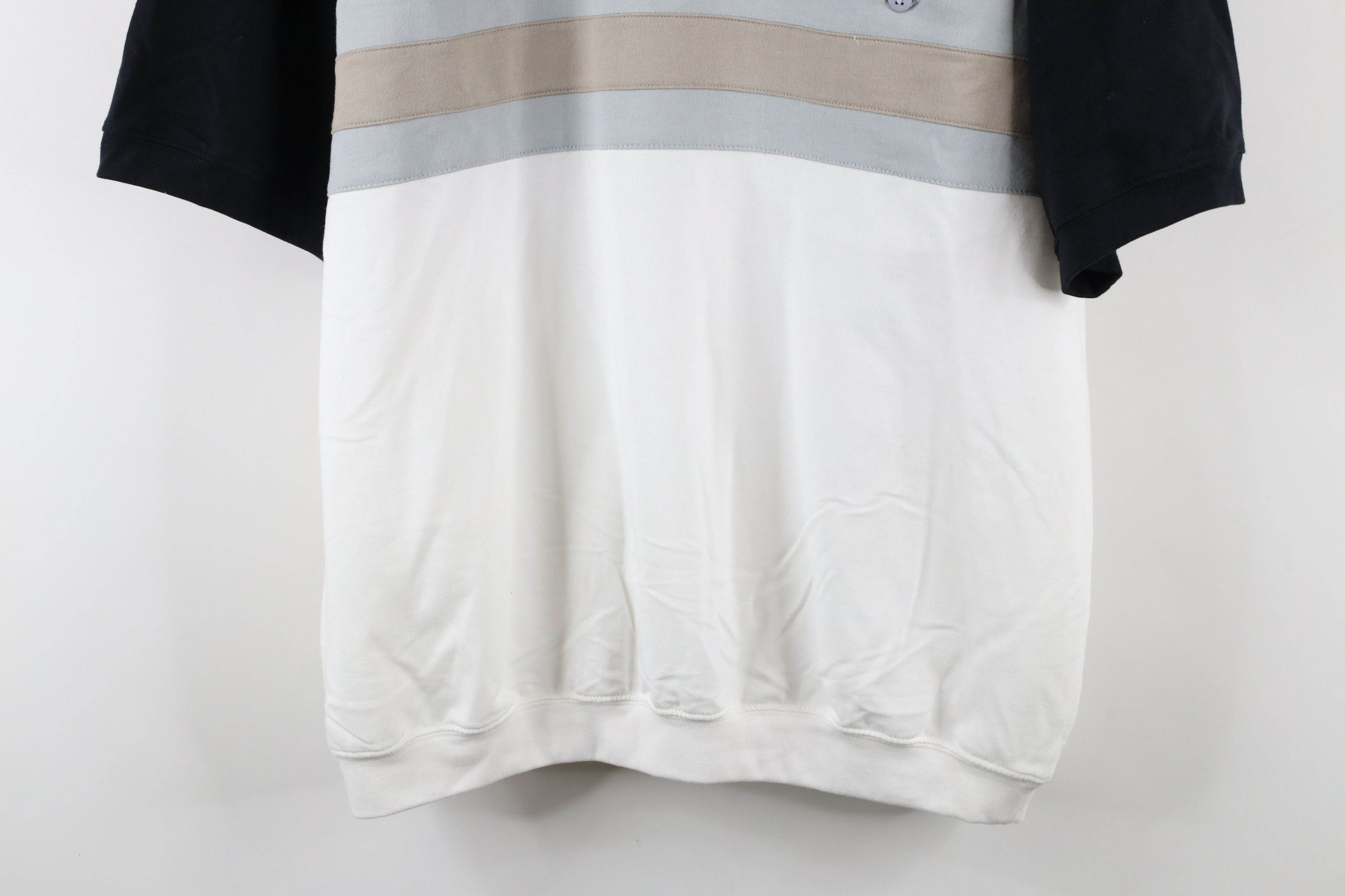 Vintage Vintage 90s Streetwear Block Striped Pullover Polo Shirt Size US XL / EU 56 / 4 - 3 Thumbnail