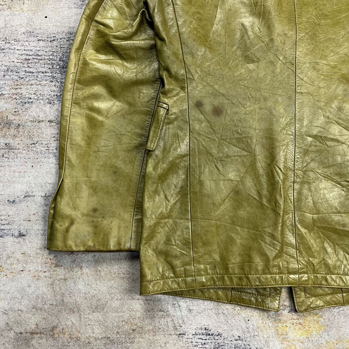 Dirk Bikkembergs × Vintage Vintage Dirk Bikkembergs Blazer leather Size US M / EU 48-50 / 2 - 18 Thumbnail