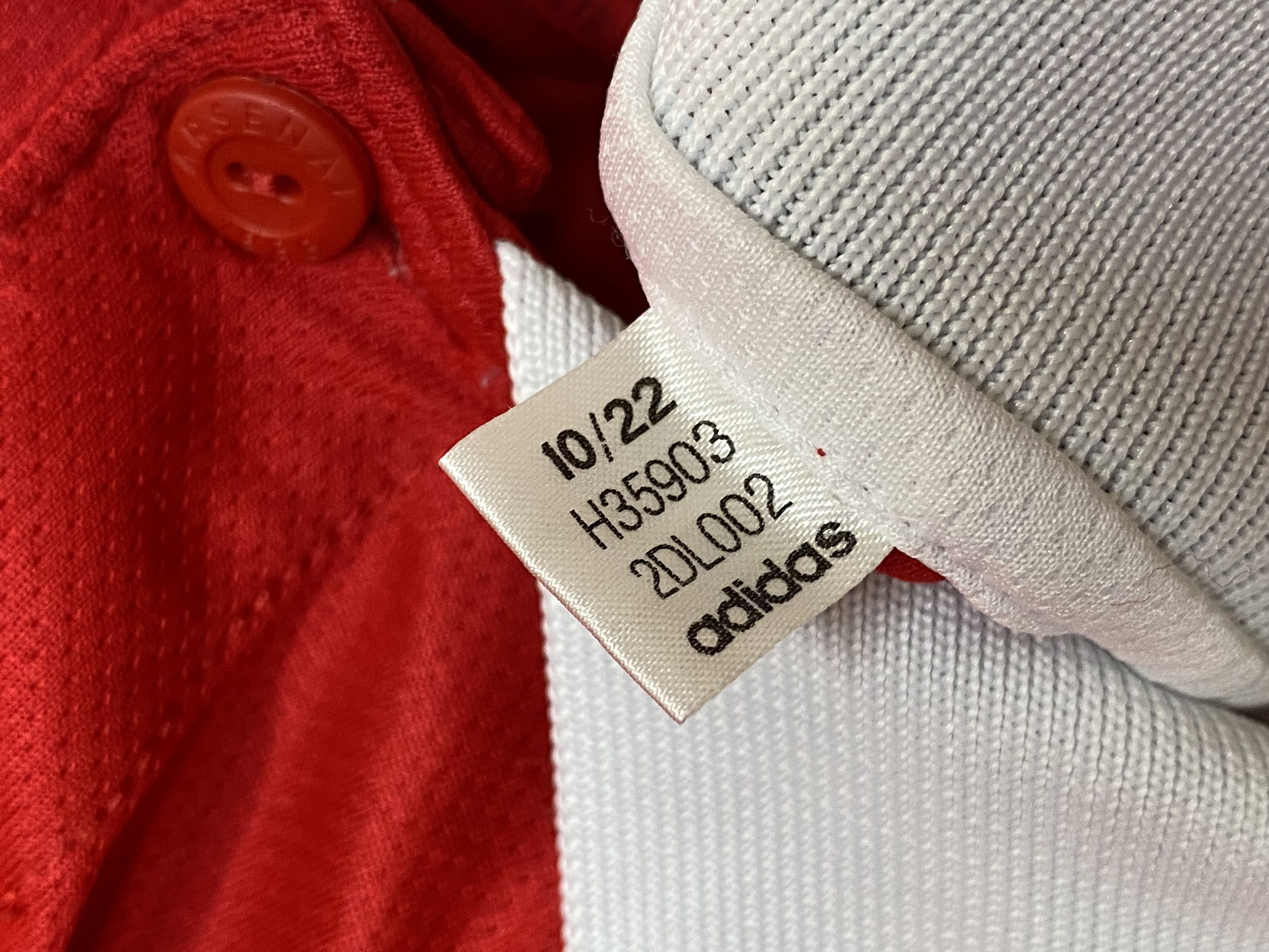 Adidas × UEFA SAKA #7 ARSENAL 2022 2023 HOME FOOTBALL SHIRT SOCCER JERSEY Size US M / EU 48-50 / 2 - 7 Thumbnail