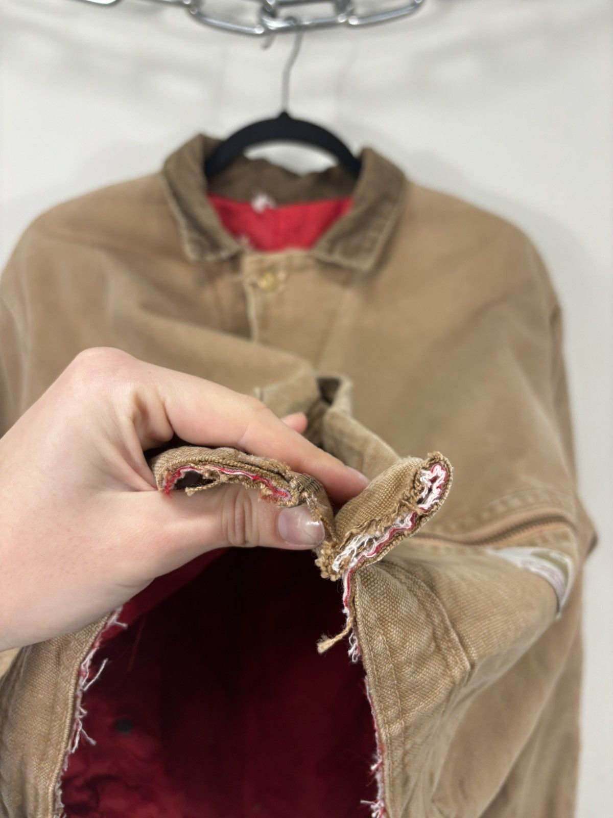 Carhartt Vintage 90s Carhartt USA Made Workwear Boxy Cropped Jacket Size US M / EU 48-50 / 2 - 9 Thumbnail