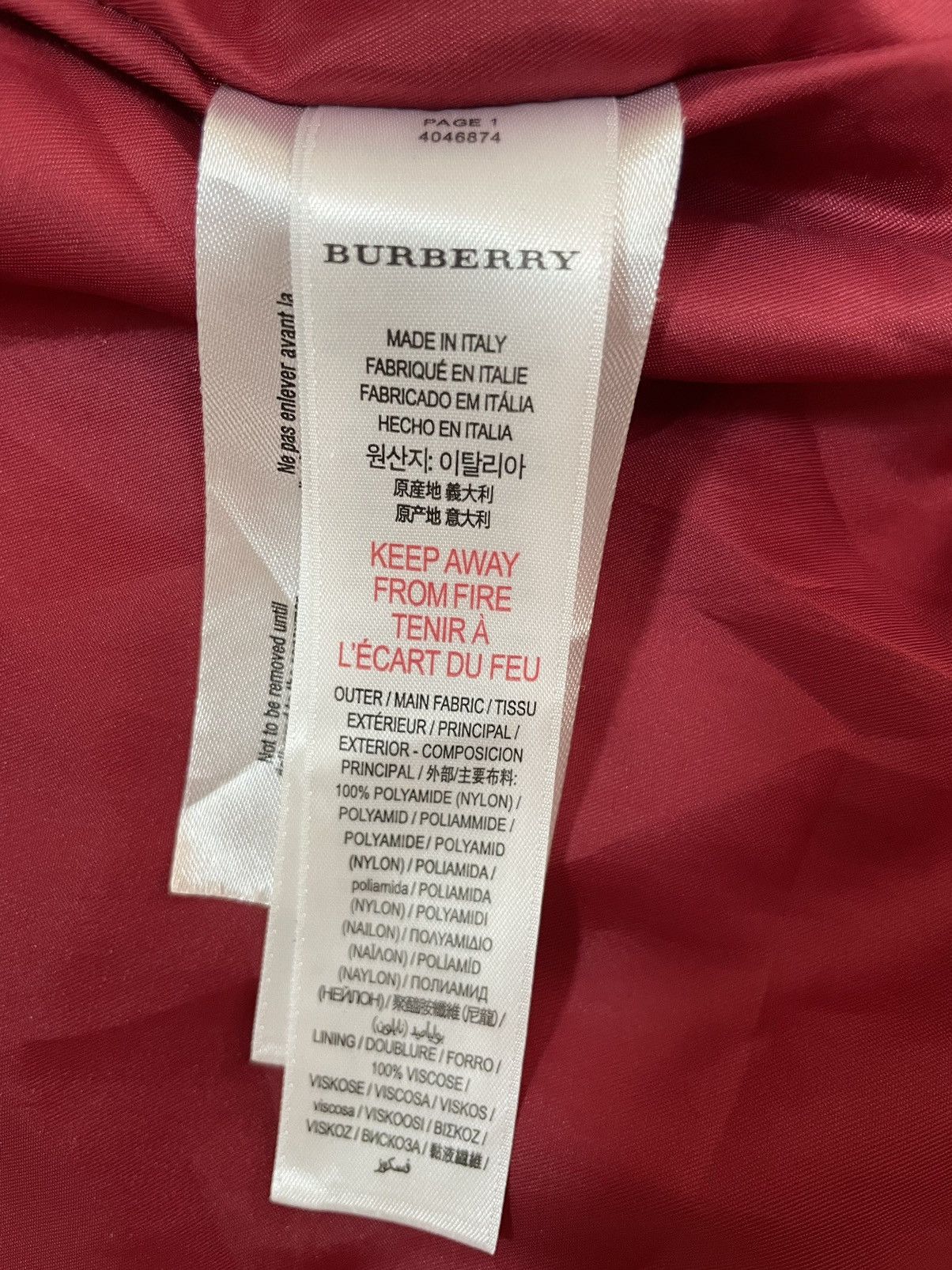 Burberry Burberry Striped Bomber Jacket In Multicolor Viscose Size S / US 4 / IT 40 - 3 Thumbnail