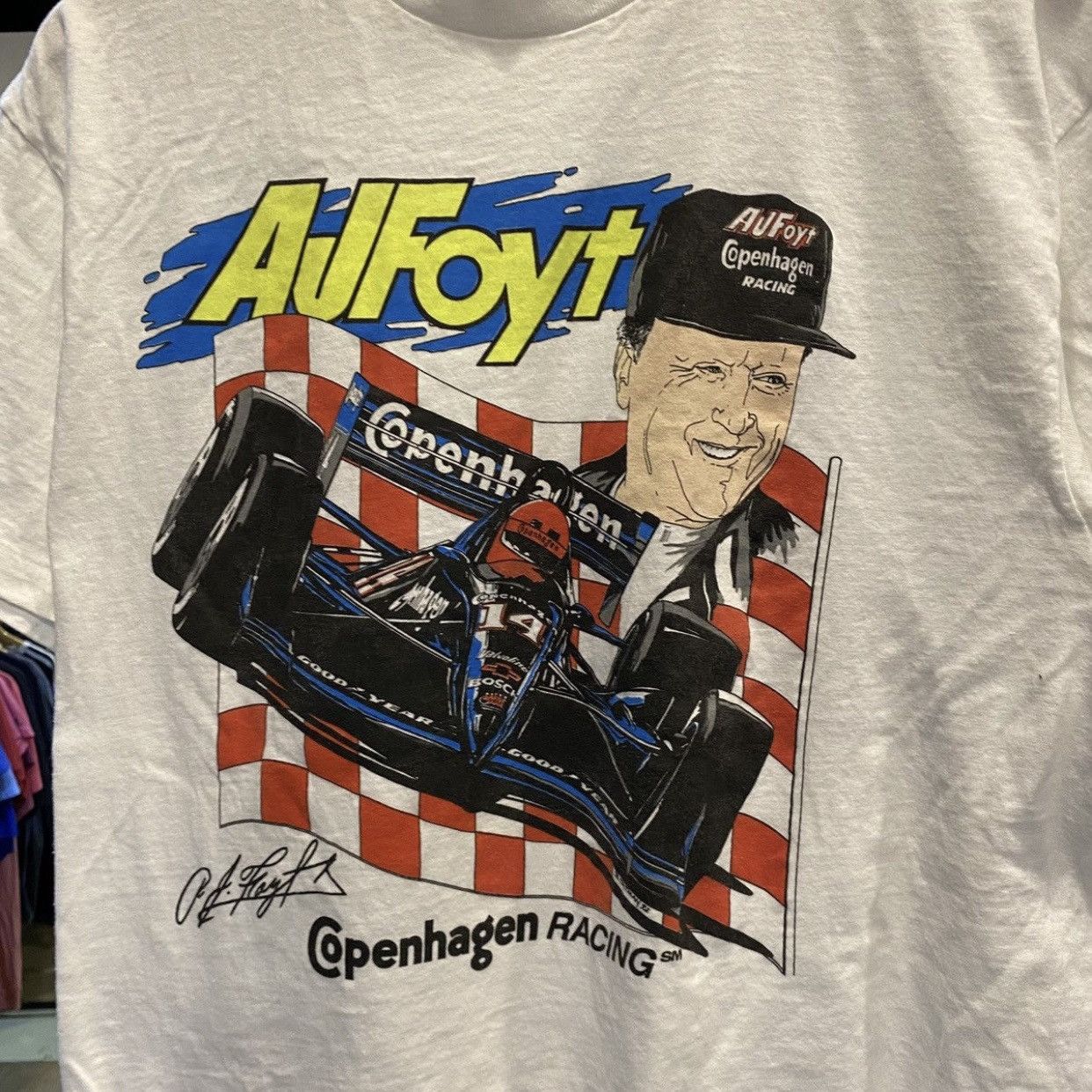 COPENHAGEN STUDIOS × NASCAR × Vintage Vintage 92s B.tatman Copenhagen Racing t shirt Size US L / EU 52-54 / 3 - 3 Thumbnail
