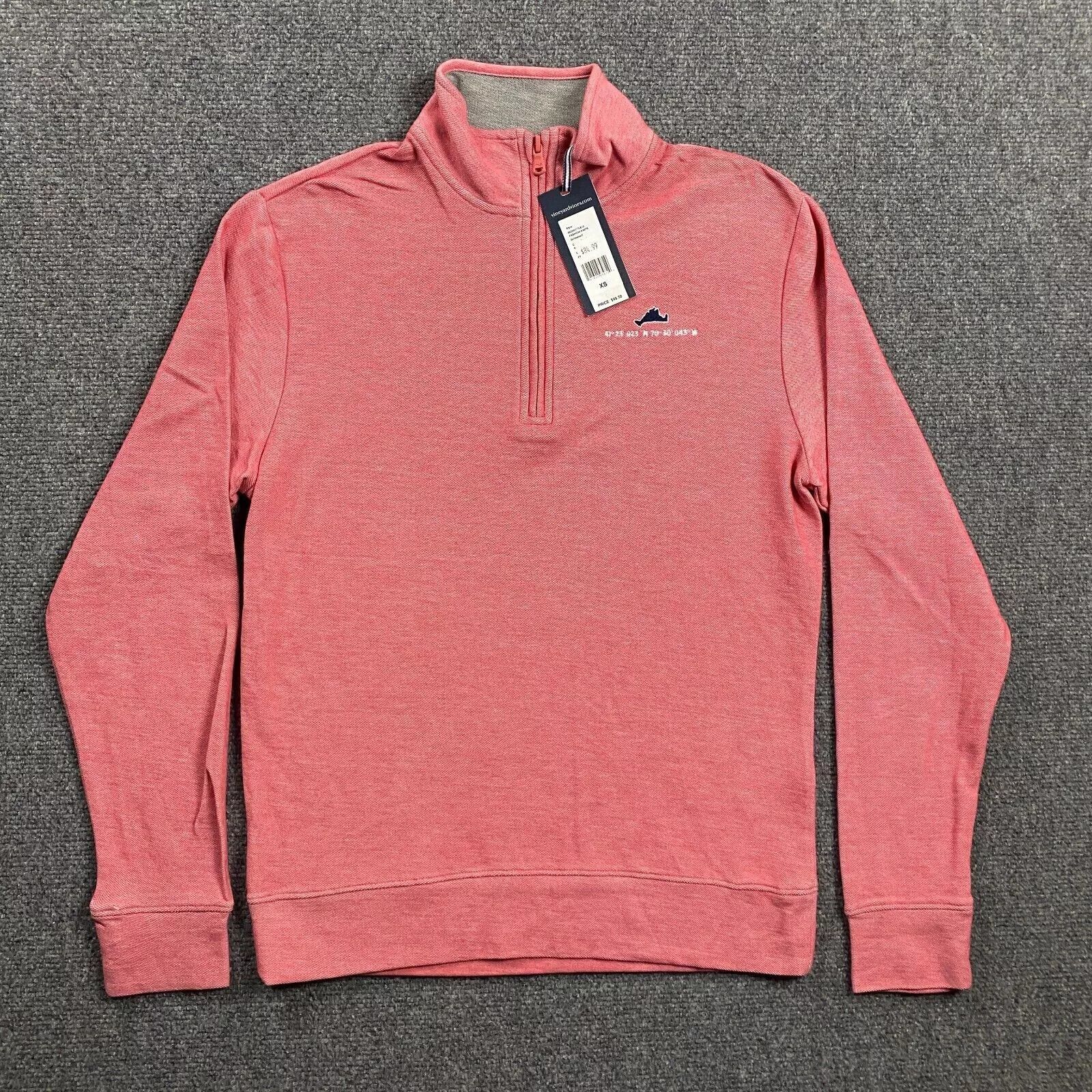 Vineyard Vines Vineyard Vines 1/4 Zip Pullover XS Pima Cotton Mens NWD Size US XS / EU 42 / 0 - 1 Thumbnail