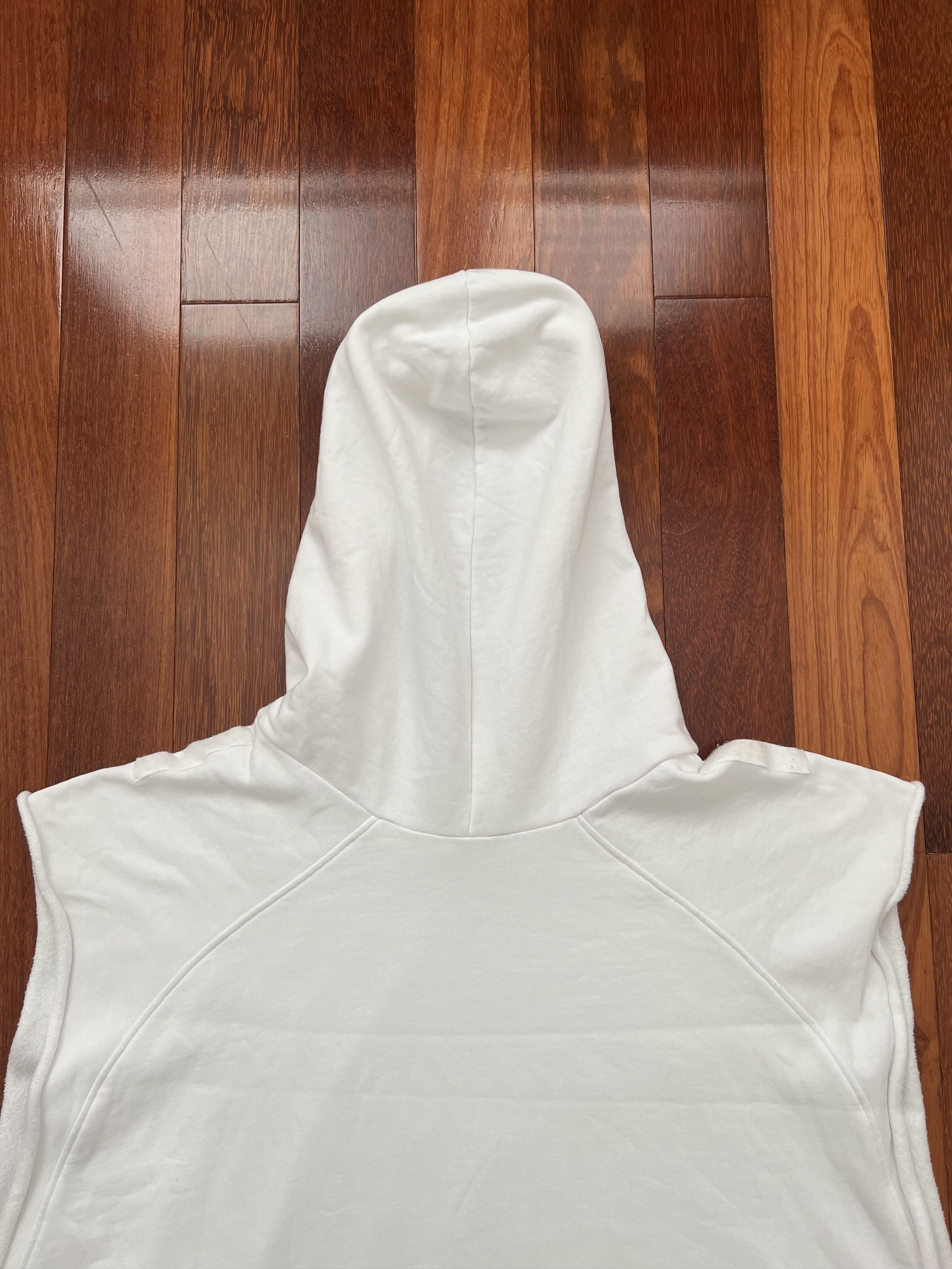 Raf Simons 💚 Raf Simons Redux Oversized White Kollaps Hoodie Size US M / EU 48-50 / 2 - 7 Thumbnail