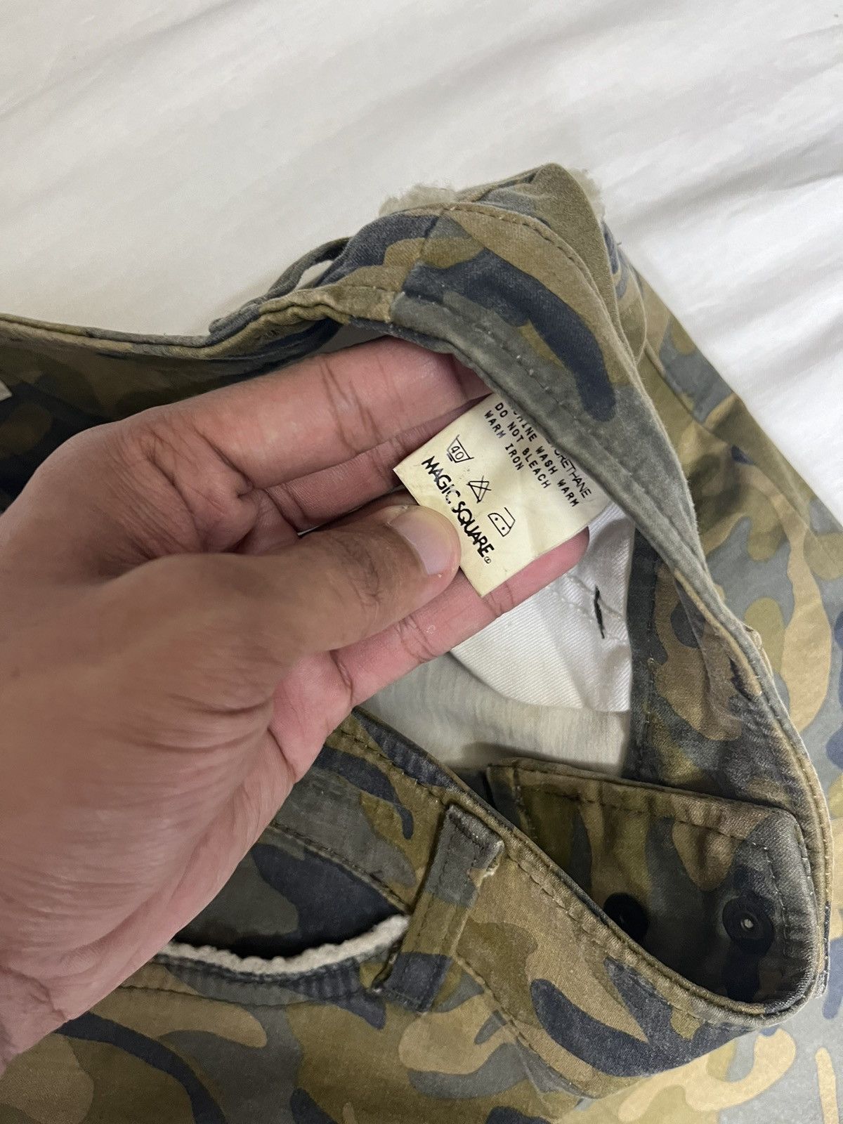 If Six Was Nine × Japanese Brand 26" Magic Square Army Camo Design Bootcut Pants Size 26" / US 2 / IT 38 - 7 Thumbnail