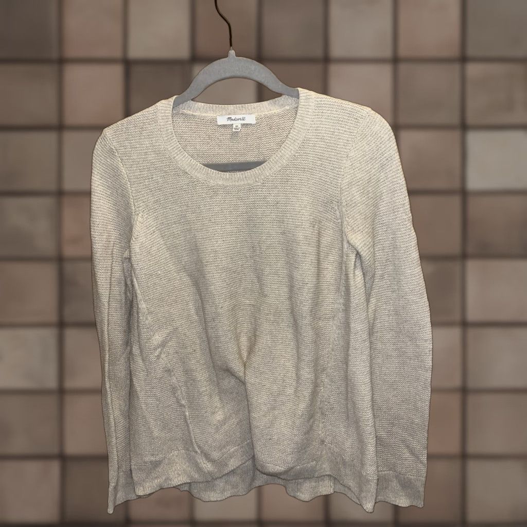 Madewell Madewell Cable-Knit Sweater Beige XS Pullover Casual Bohemian Womens Size XS / US 0-2 / IT 36-38 - 1 Thumbnail