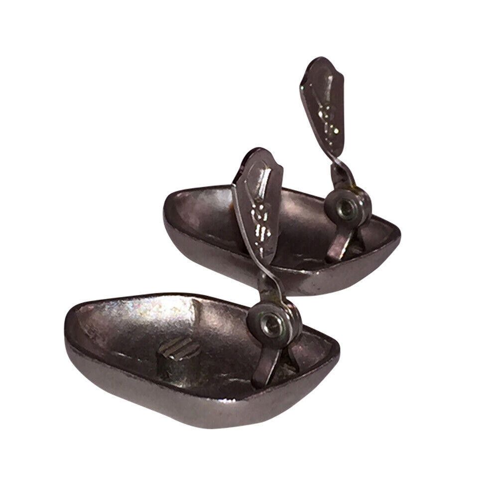 Yves Saint Laurent Yves Saint Laurent Silver tone Faceted Nugget Earrings Size ONE SIZE - 7 Thumbnail