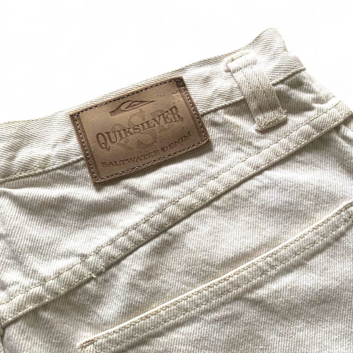 Quiksilver × Vintage VINTAGE QUIKJEAN BAGGY DENIM SHORTS 32 Size US 32 / EU 48 - 5 Thumbnail
