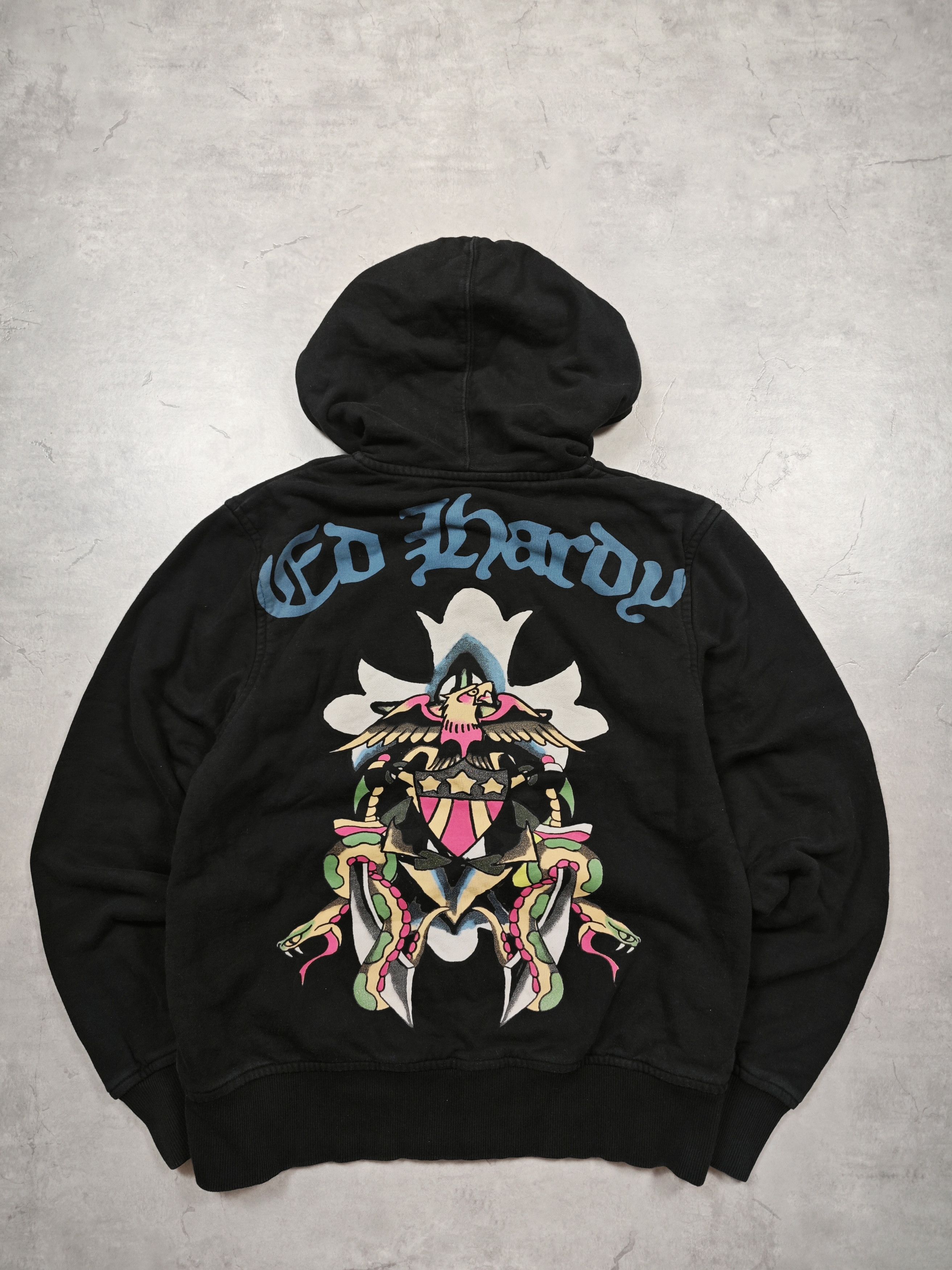 Ed Hardy Ed Hardy Vintage Y2K Zip Hoodie Size US S / EU 44-46 / 1 - 3 Thumbnail