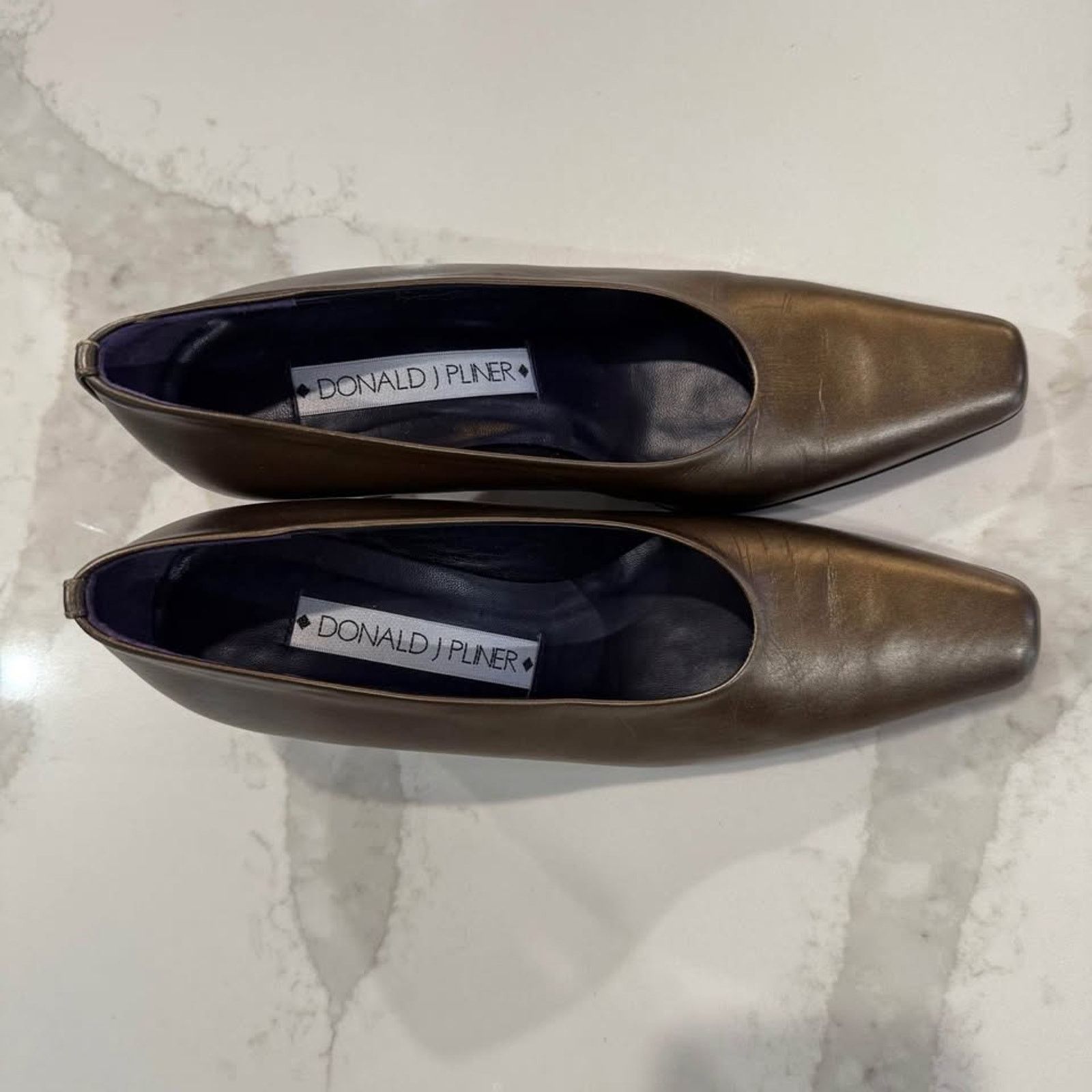 Donald Pliner Vintage Donald J Pliner Latara Square Toe Heels Womens 6.5 Size US 6.5 / IT 36.5 - 5 Thumbnail