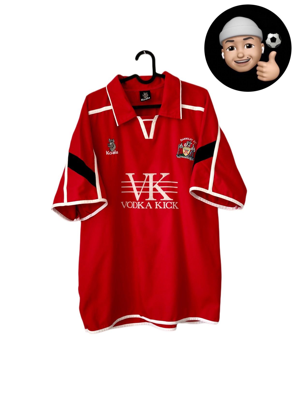 Vintage 2004 2005 Barnsley Koala Vintage Home Kit Soccer Jersey Tee Size US M / EU 48-50 / 2 - 1 Thumbnail