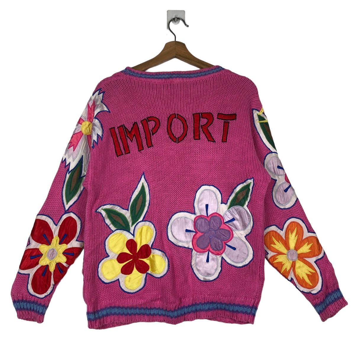 Hysteric Glamour 🔥90’s Embroidery Cardigan Jacket Big Logo Japan Made Size M / US 6-8 / IT 42-44 - 7 Thumbnail