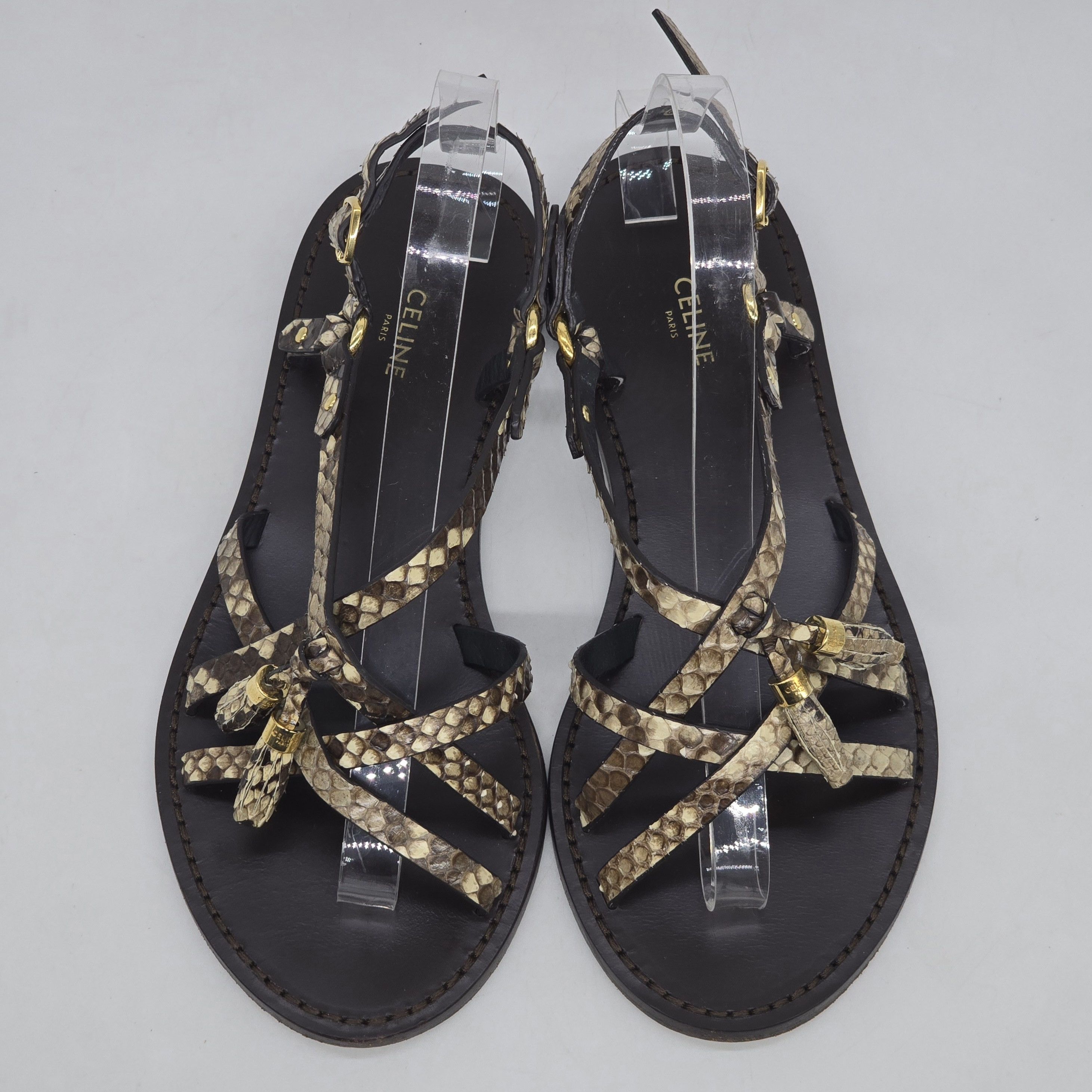 Celine Celine - Tassle Charm Sandals Size US 6 / IT 36 - 4 Thumbnail
