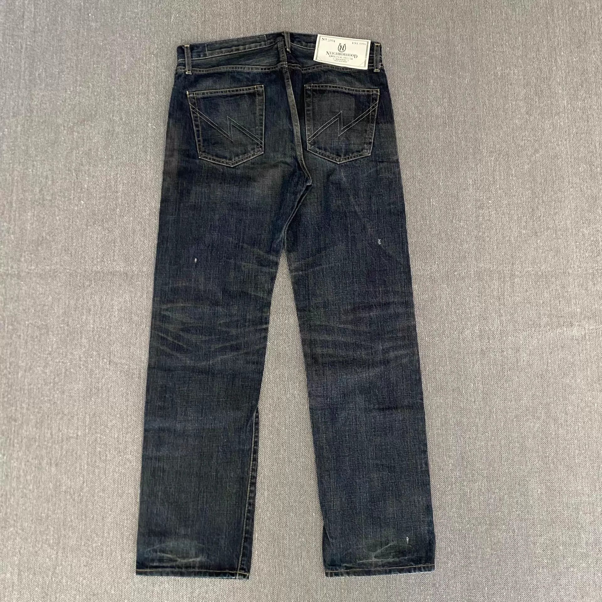 Neighborhood Neighborhood 15ss Mid Straight Blue Denim Jean L Size US 34 / EU 50 - 3 Thumbnail