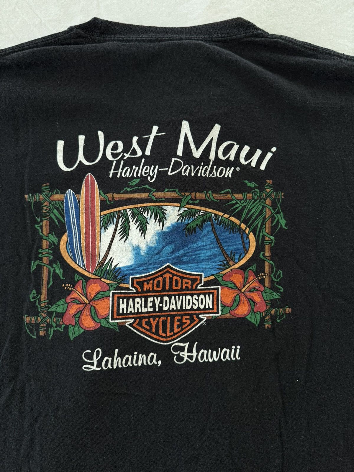 Harley Davidson Vintage Harley Davidson T West Maui XL Size US XL / EU 56 / 4 - 4 Thumbnail