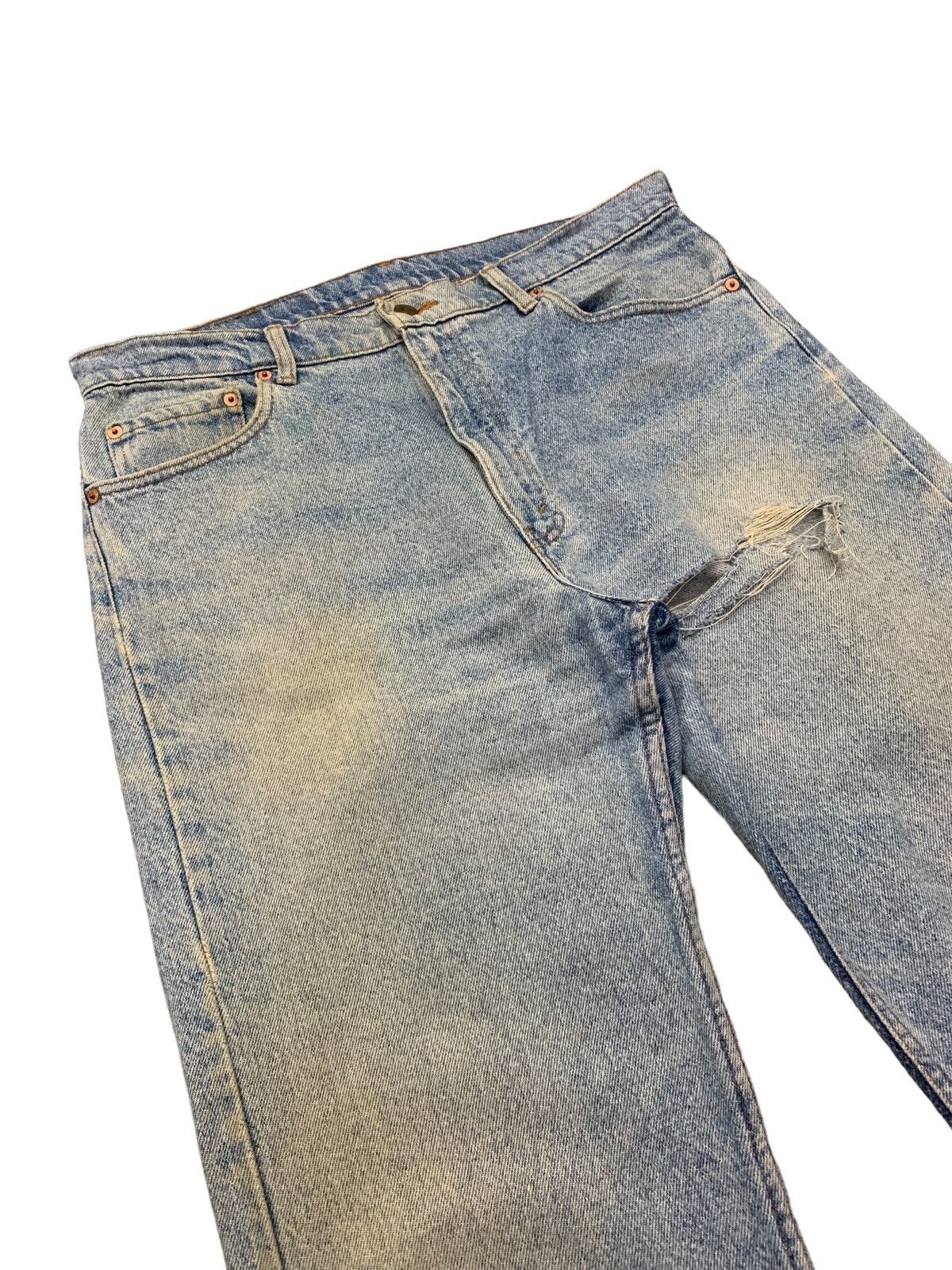 Levi's Vintage Levis USA Distressed Mudwash Denim Pants (AC8) Size US 35 - 5 Thumbnail