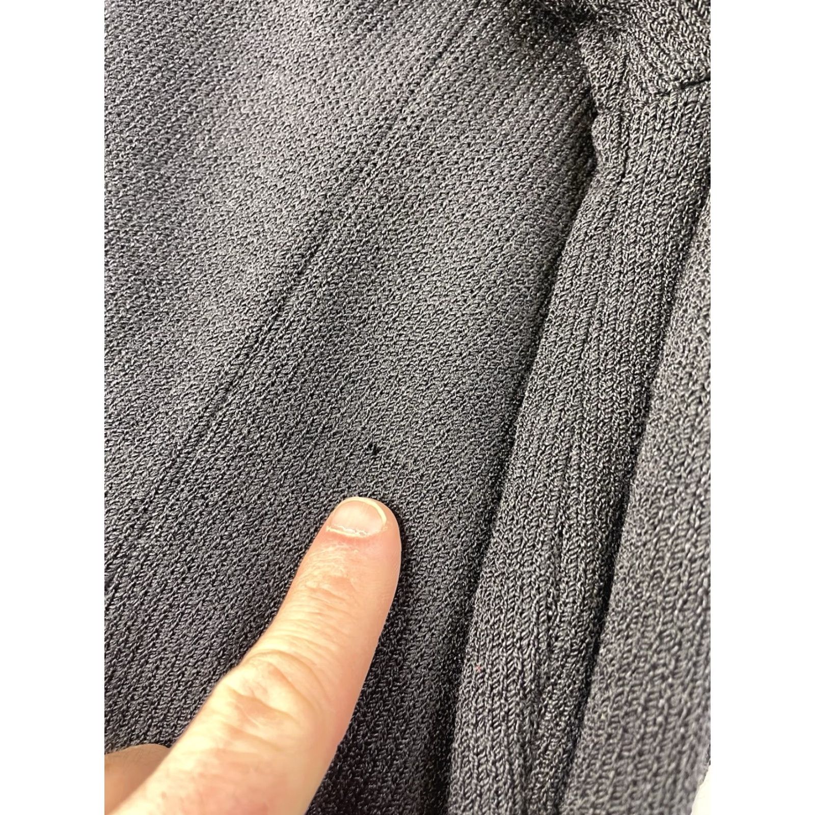 St. John St John Dress Womens 14 Black Knit Long Sleeve Crewneck Knee-Length Wool Studded Sheath 80s 90s Party Cocktail Vintage? Size XL / US 12-14 / IT 48-50 - 8 Thumbnail