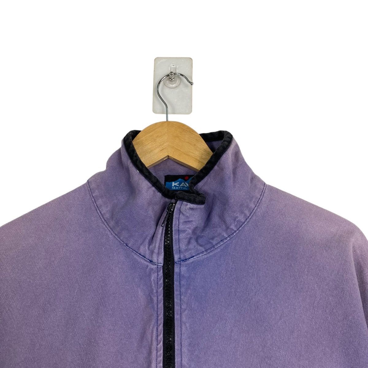 KAVU Kavu half zipper duck canvas jacket Size US L / EU 52-54 / 3 - 4 Thumbnail