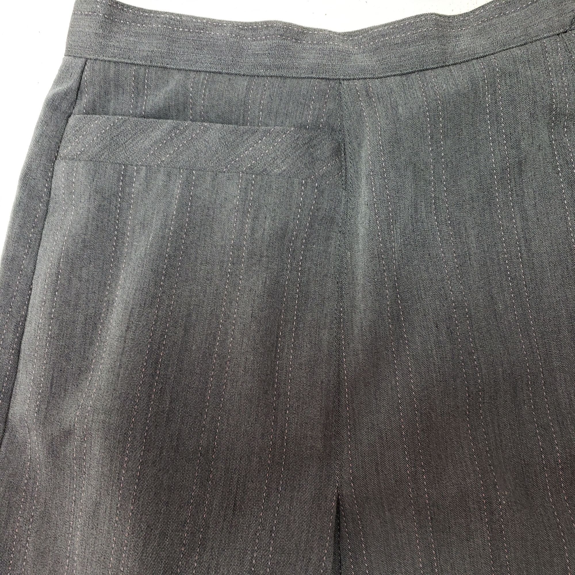 Other Hillard & Hanson Womens Mid-Rise Panel Gray Stretch Skirt 10 Size 28" / US 6 / IT 42 - 3 Thumbnail