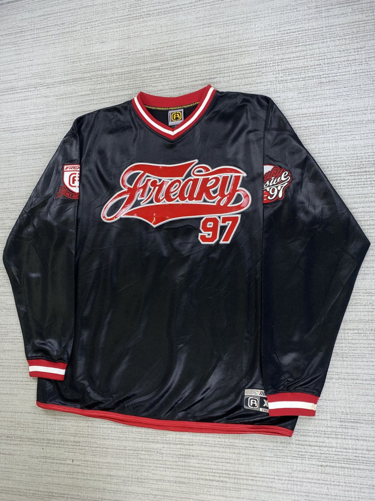 JNCO × Massive × Vintage Vintage Freaky Massive JNCO Hip Hop Sweatshirt Size US XL / EU 56 / 4 - 4 Thumbnail