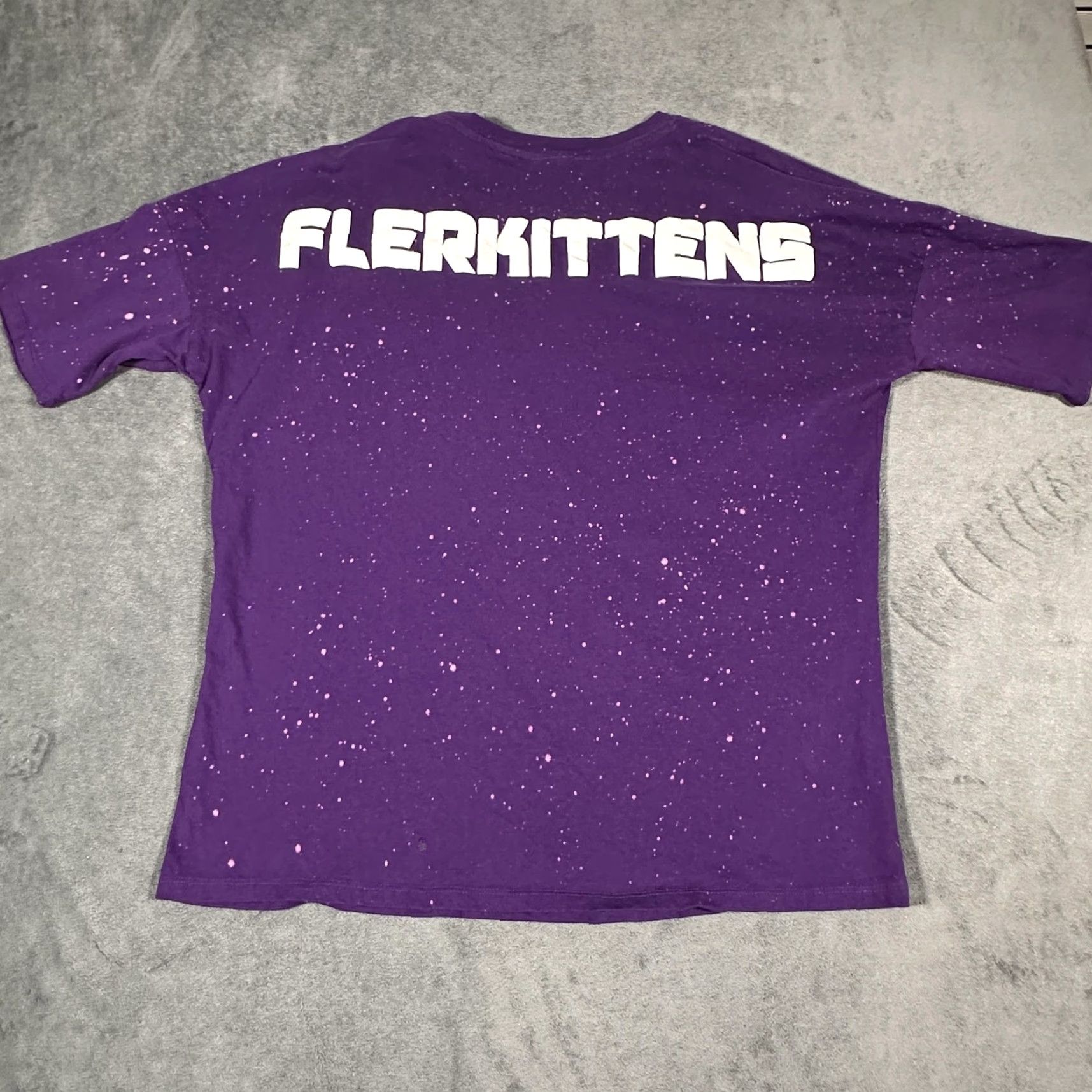 Vintage Marvel Flerkittens Cat Graphic T-Shirt Womens Medium Purple Space Superhero Size M / US 6-8 / IT 42-44 - 4 Thumbnail