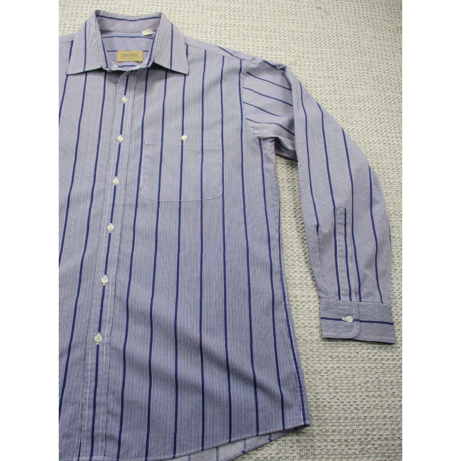 Arrow VINTAGE Arrow Pastime Shirt Mens XL Long Sleeve Button-Up Cotton Size US XL / EU 56 / 4 - 2 Thumbnail