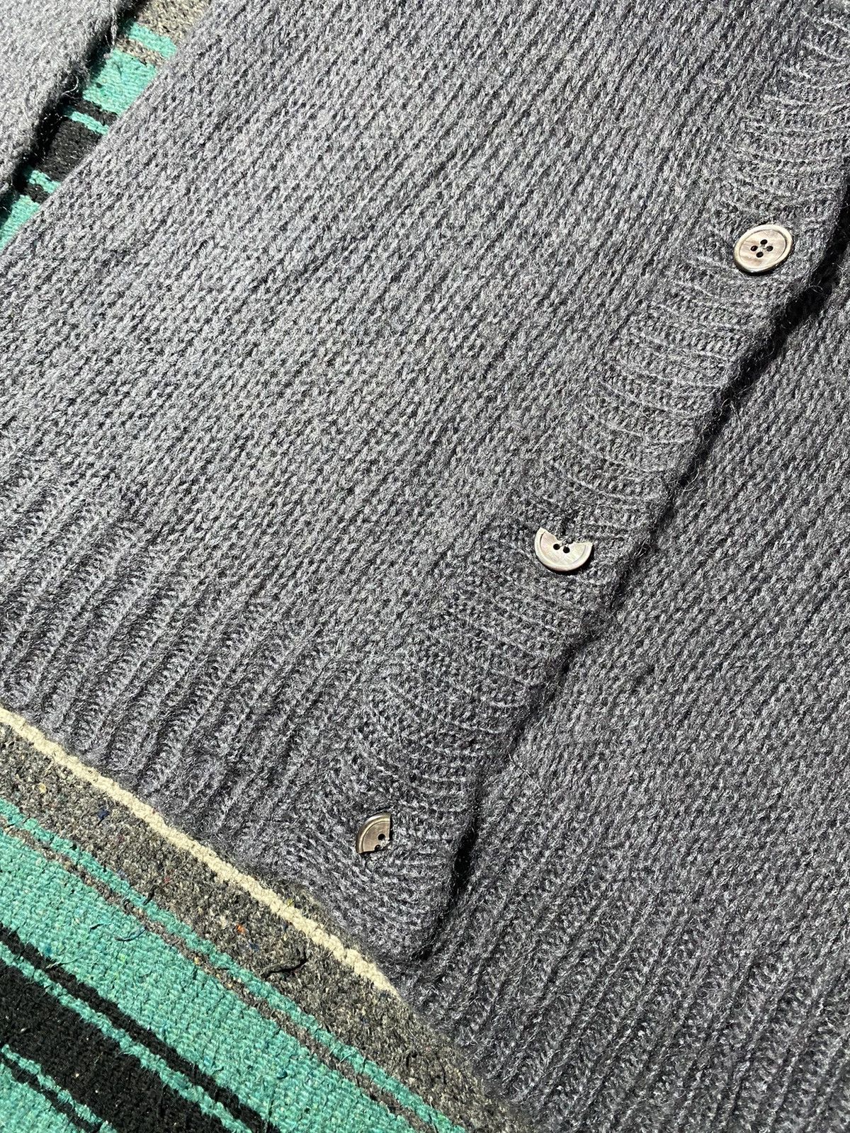 izzue 2000s Izzue - Mohair Gray Cardigan Size US M / EU 48-50 / 2 - 6 Thumbnail