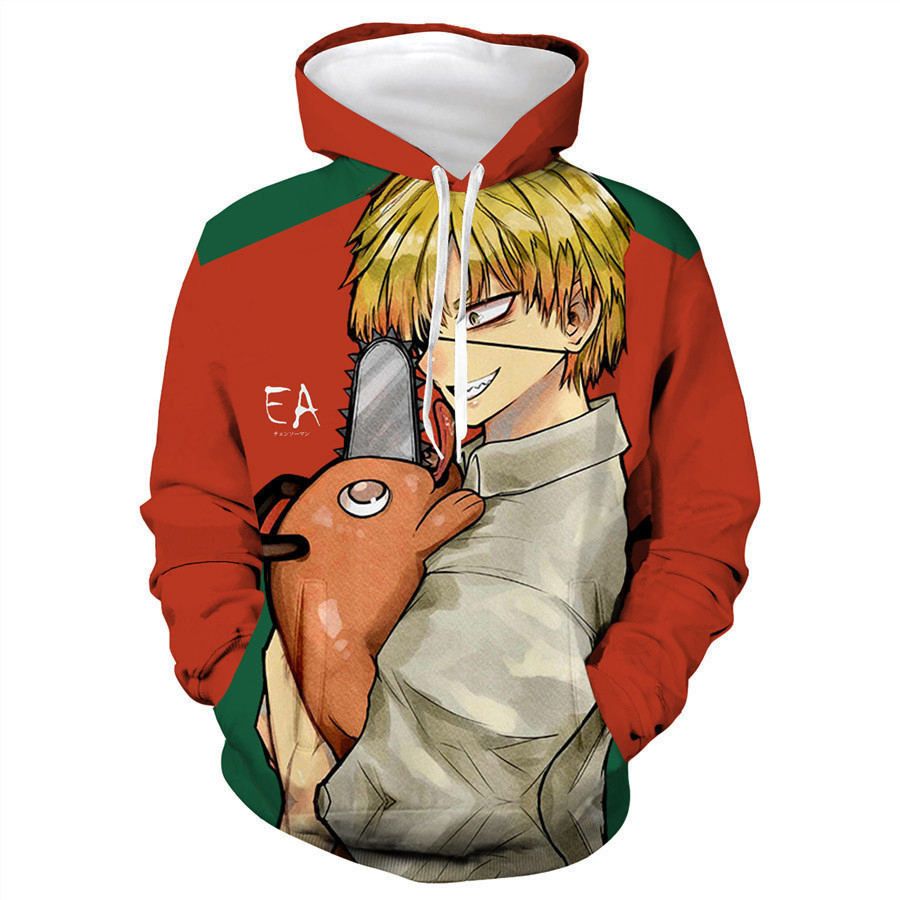 Japanese Brand Chainsaw Man Hoodies Size US XL / EU 56 / 4 - 2 Thumbnail