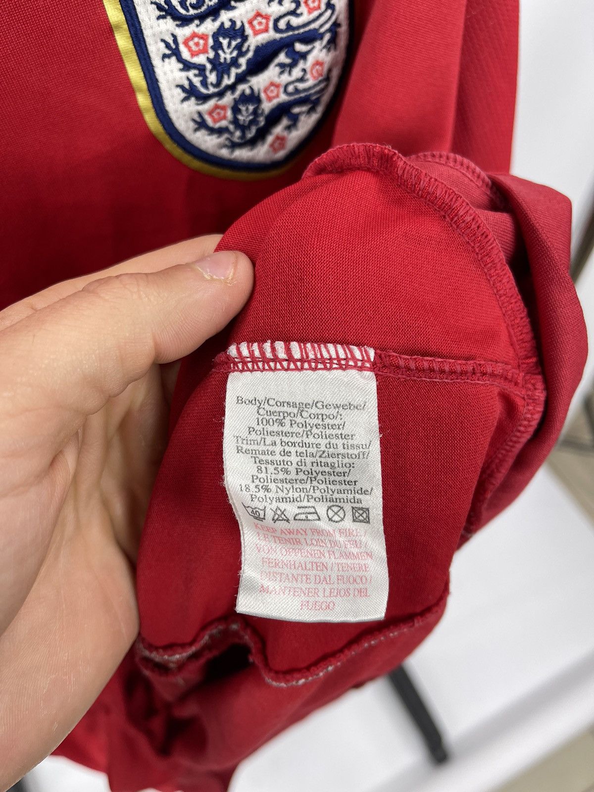 Umbro × Vintage England Football Shirt Jersey 2006-2008 GERRARD #4 Size XL Size US XL / EU 56 / 4 - 7 Thumbnail