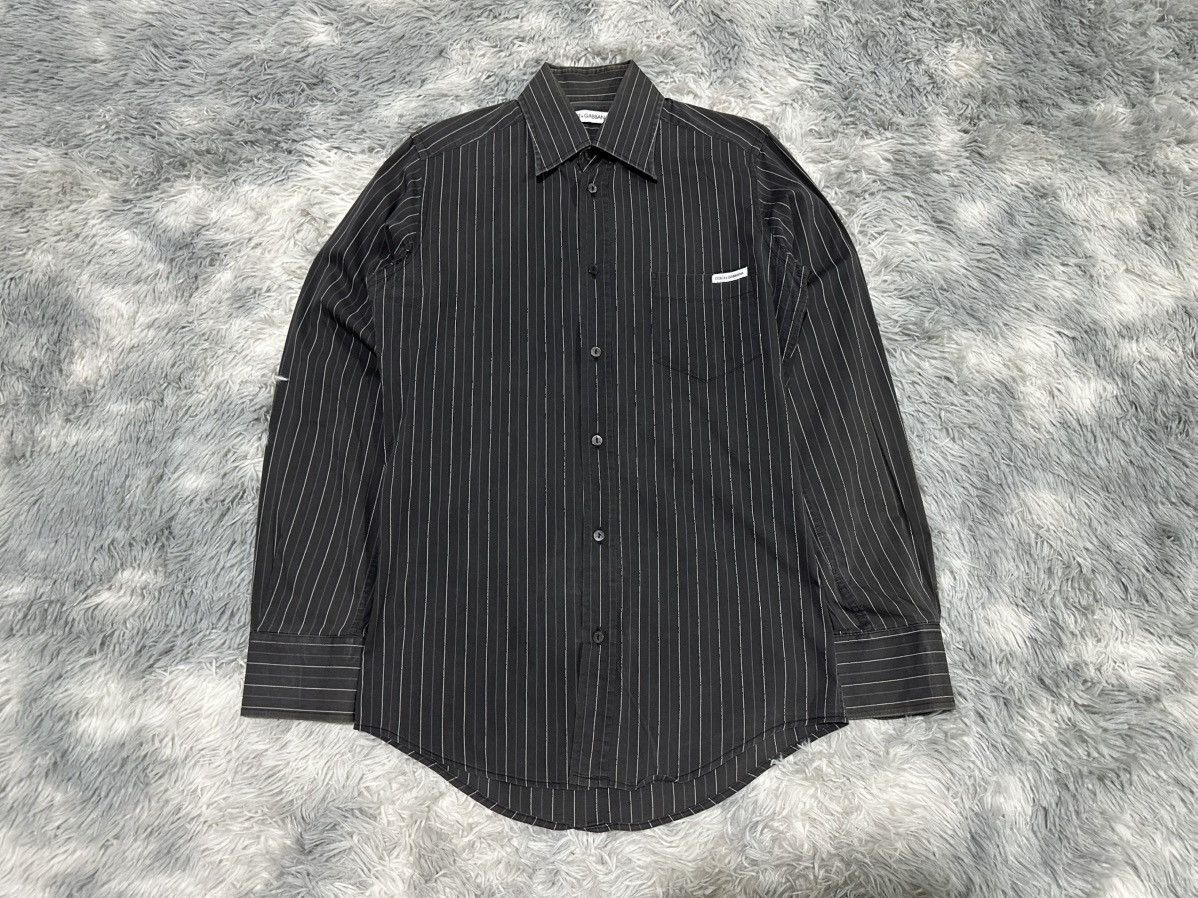 Dolce & Gabbana 🔥Vintage Dolce & Gabbana Striped Shirt Size US M / EU 48-50 / 2 - 3 Thumbnail