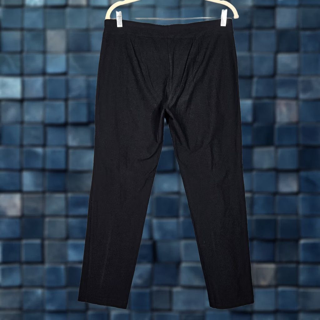Eileen Fisher Eileen Fisher Pant Knit Women's XS Pull On Black Regular Straight Size XS Pants Women's Size 26" / US 2 / IT 38 - 1 Thumbnail