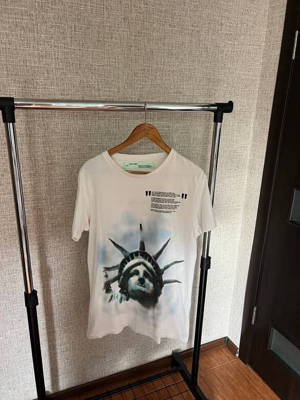 Off-White Off-White Statue of Liberty Graphic T-Shirt Size US S / EU 44-46 / 1 - 1 Thumbnail