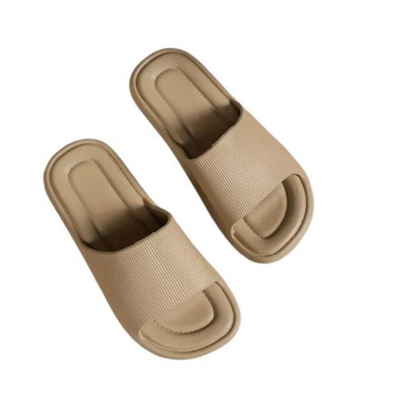 Other NEW Slip On Sandal Slide Flip Flop Comfort Brown/Tan 7/8 Size US 7.5 / IT 37.5 - 5 Thumbnail