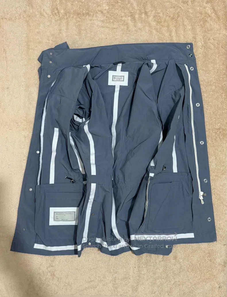 Brunello Cucinelli Brunello Cucinelli Jacket traveler's coat, lightweight, wi Size US M / EU 48-50 / 2 - 4 Thumbnail