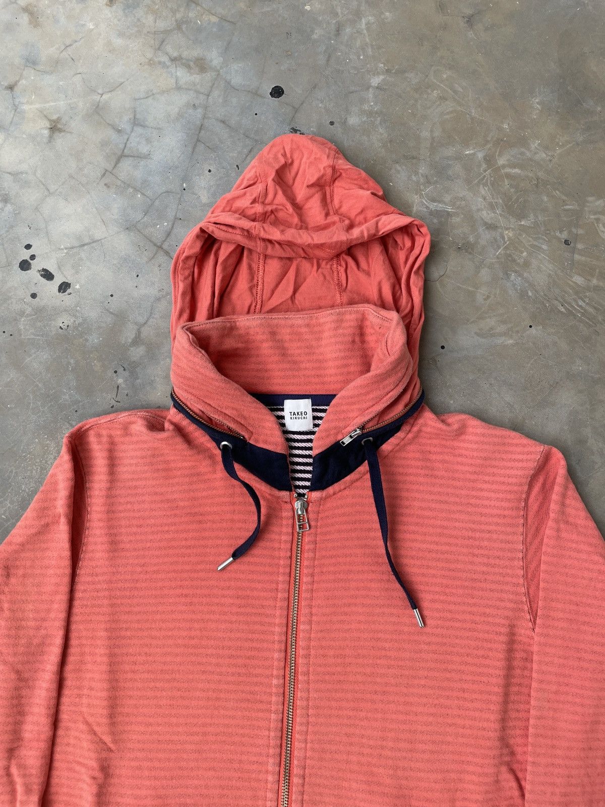 Takeo Kikuchi Takeo Kikuchi Full Zip Hidden Hoodie Sweater Jacket Size US L / EU 52-54 / 3 - 5 Thumbnail