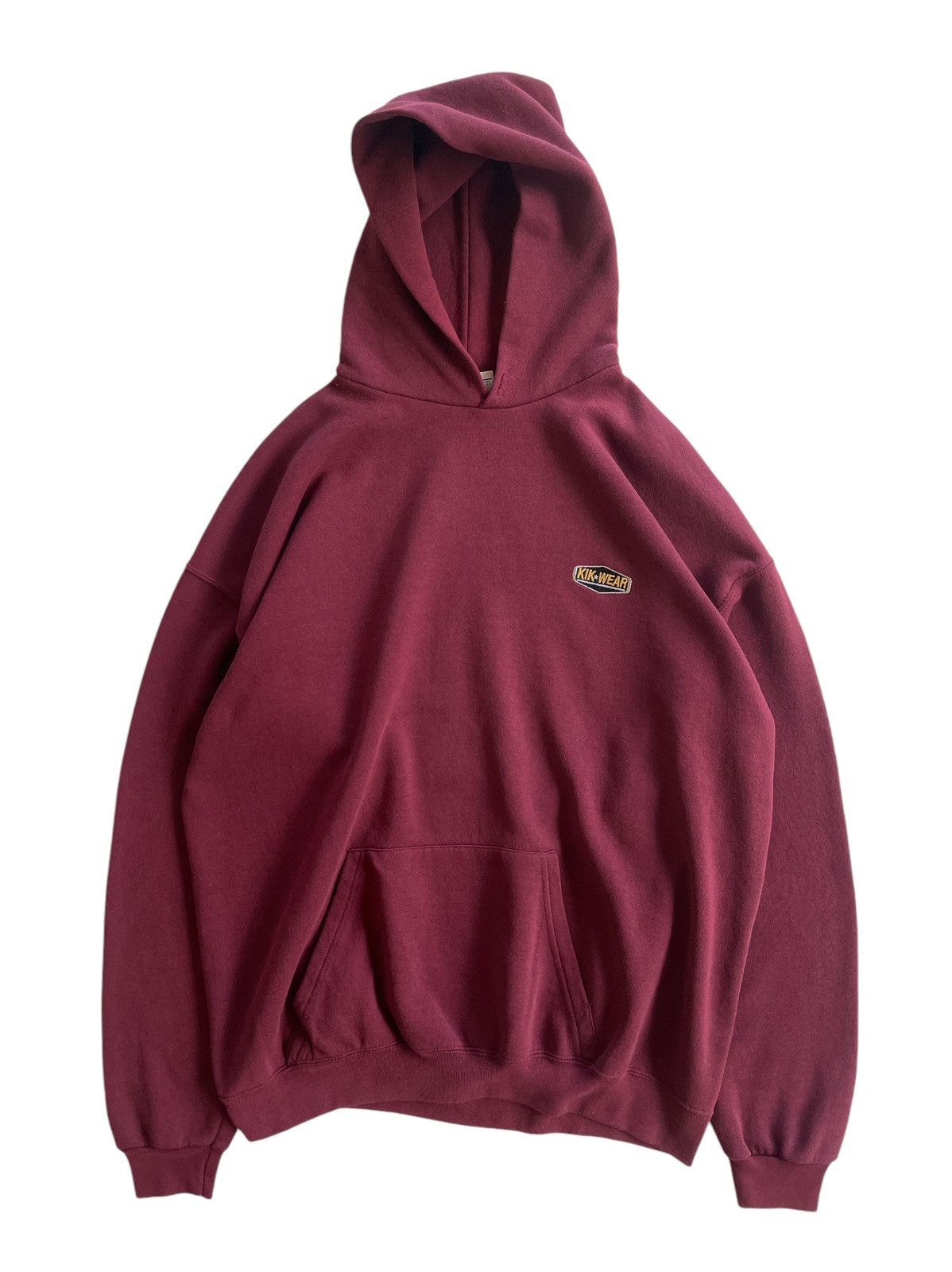 Vintage Vintage 90s Kik-Wear Skates Sweatshirt Hoodies Size US XL / EU 56 / 4 - 1 Thumbnail