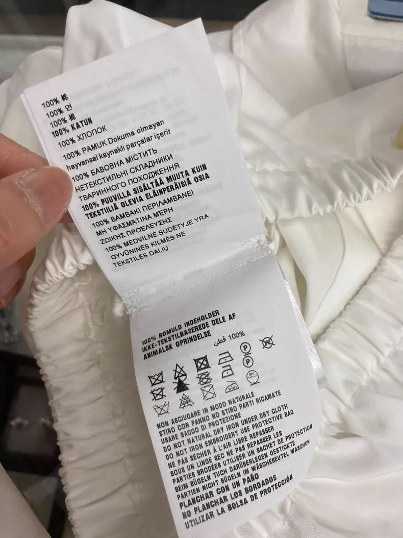 Prada Prada White short shirt Size XS / US 0-2 / IT 36-38 - 7 Thumbnail