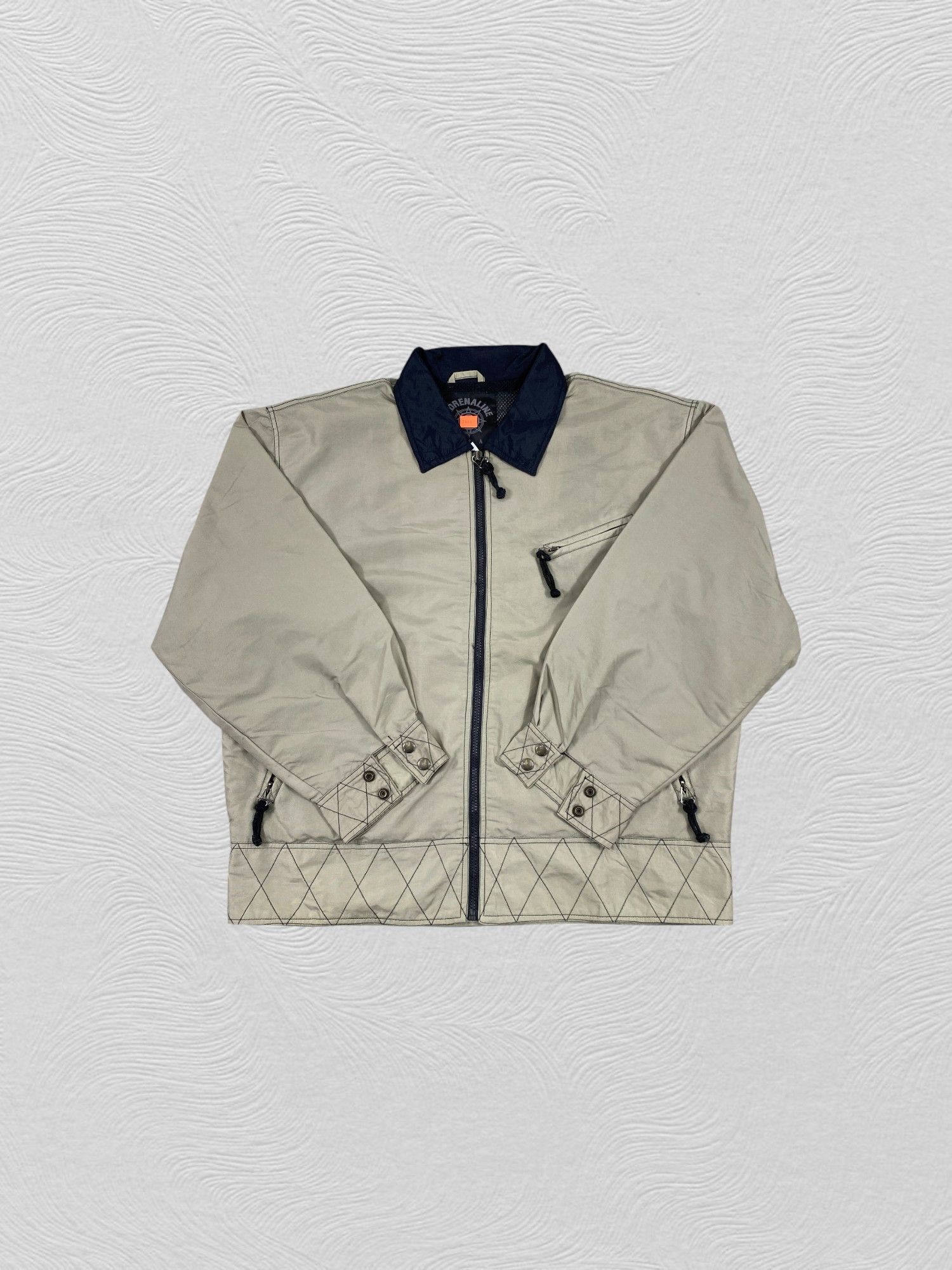 Japanese Brand Vintage Adrenaline USA Khaki Jacket- J441 Size US L / EU 52-54 / 3 - 4 Thumbnail