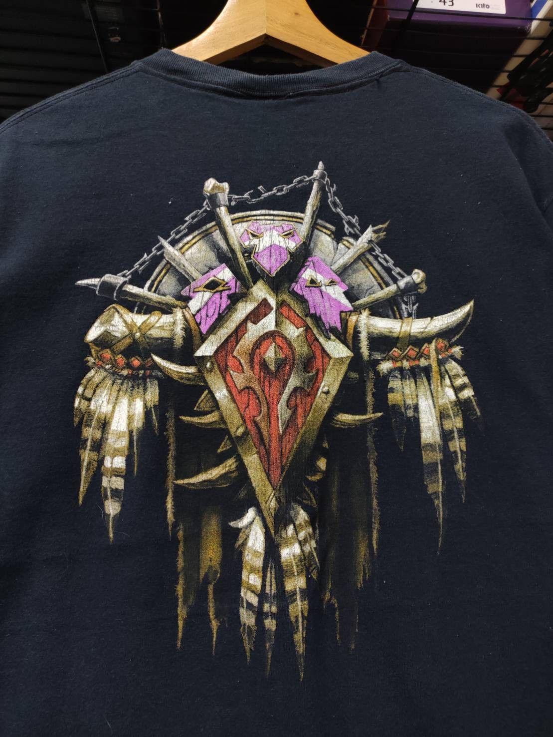 Vintage Vtg 00's World of Warcraft " Horde Crest " Game Promo Size US M / EU 48-50 / 2 - 1 Thumbnail