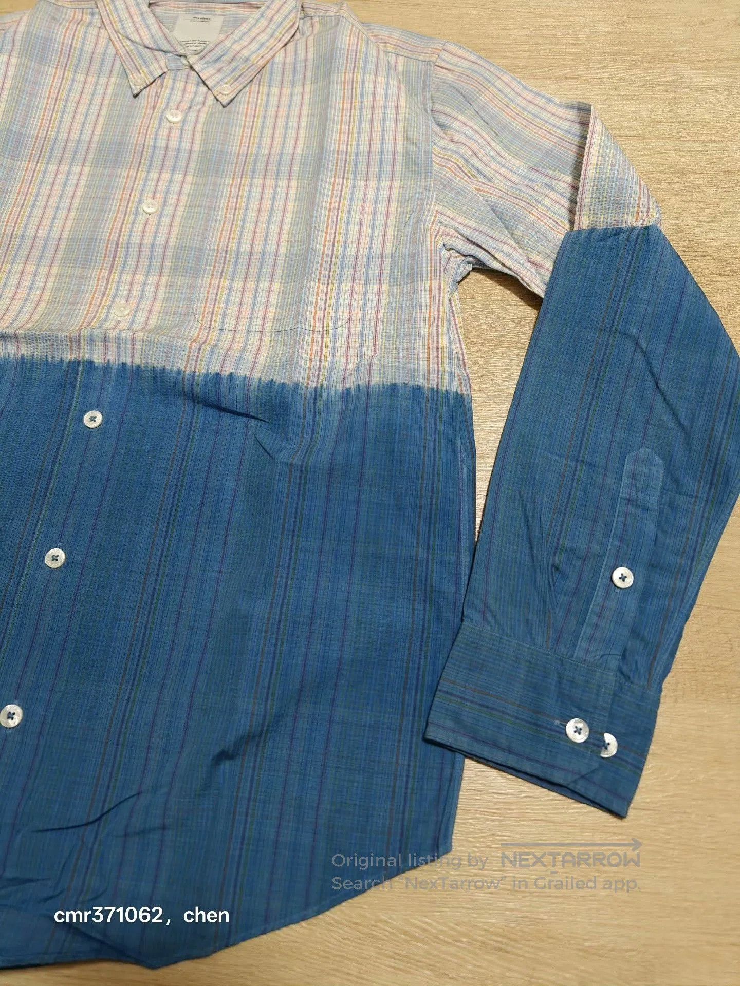 Visvim visvim 13ss Lungta 2 Tone B.D Shirt. Size US S / EU 44-46 / 1 - 3 Thumbnail