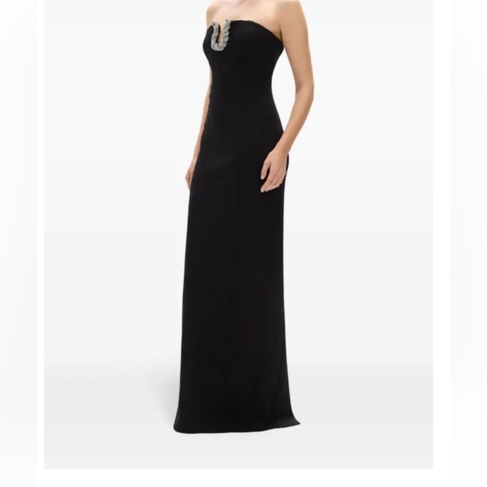 Rachel Gilbert Rachel Gilbert Atticus gown 6 Black Rhinestone Gown Size M / US 6-8 / IT 42-44 - 1 Thumbnail
