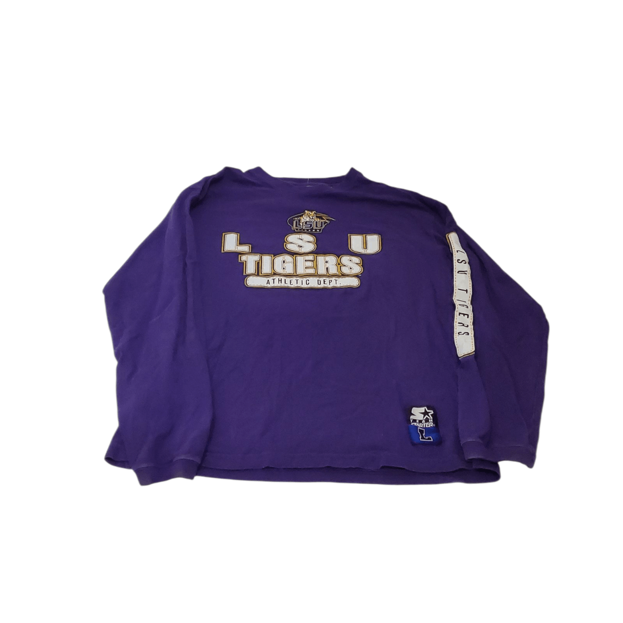 NCAA 90s LSU Tigers Longsleeve T-Shirt Size US L / EU 52-54 / 3 - 1 Thumbnail